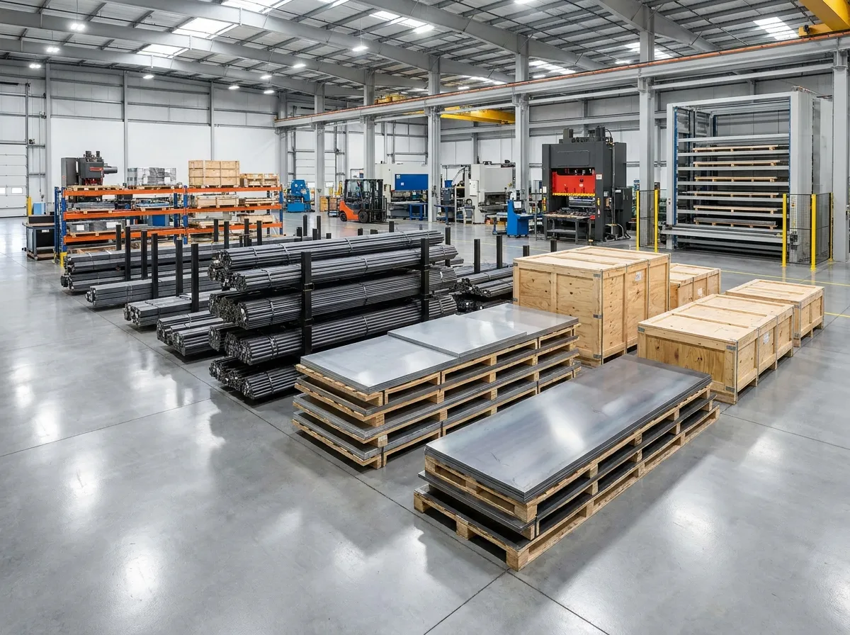 Steel market manufacturing floor