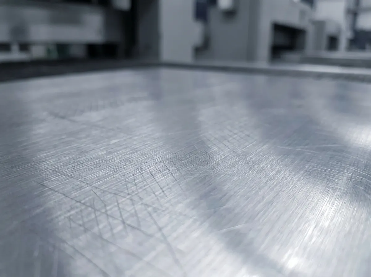 Steel plate surface